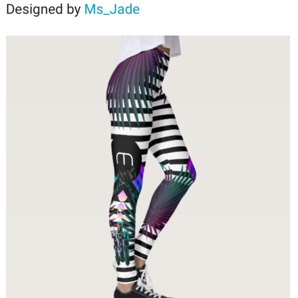 🛎 Dreamy Island Caribbean Festival Leggings